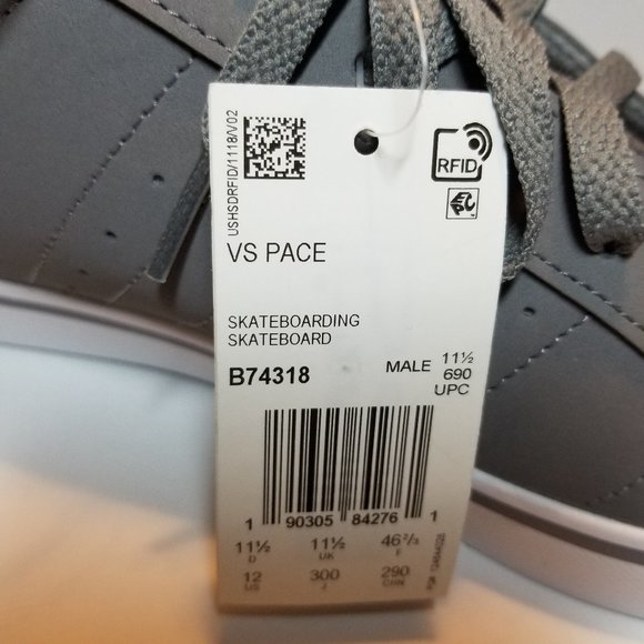 NEW Grey Adidas US 12 Mens - Picture 7 of 9